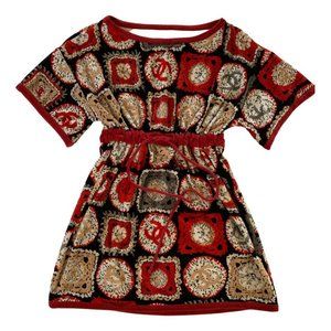 Rare Chanel 2009 monogram CC velour mini dress